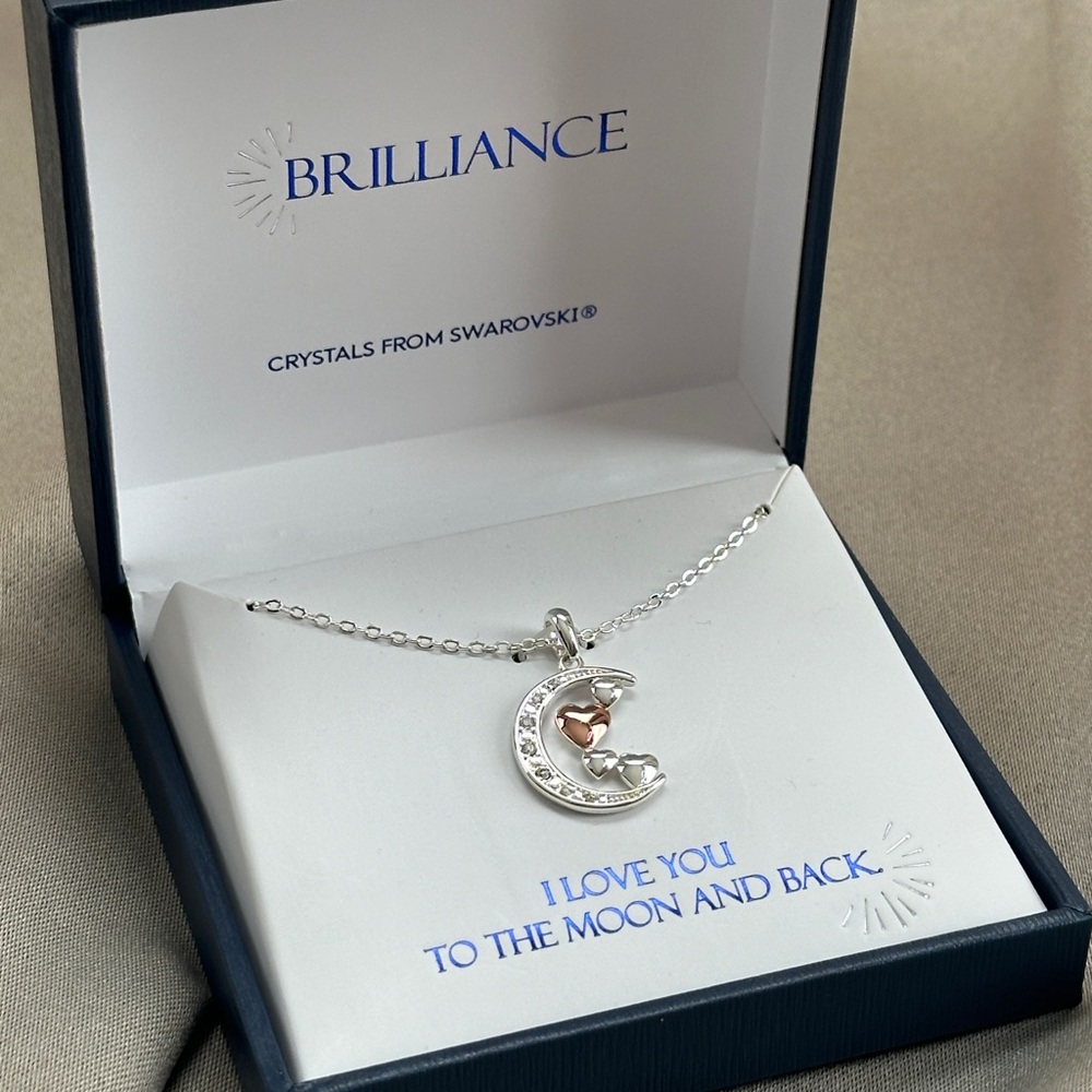 Kohl's Silver and Gold Moonlight Necklace